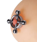 "Rings of Fire Stainless Steel Nipple Press Set MS-AD542"