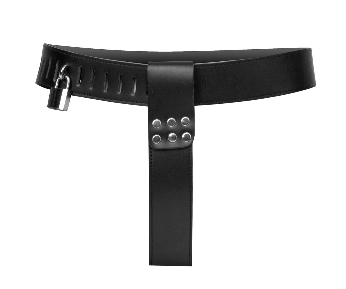 "Adjustable Female Chastity Belt STR-AD780"