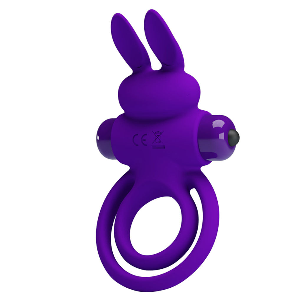 "Pretty Love Vibrant Penis Ring III - Purple BI-210206-1"