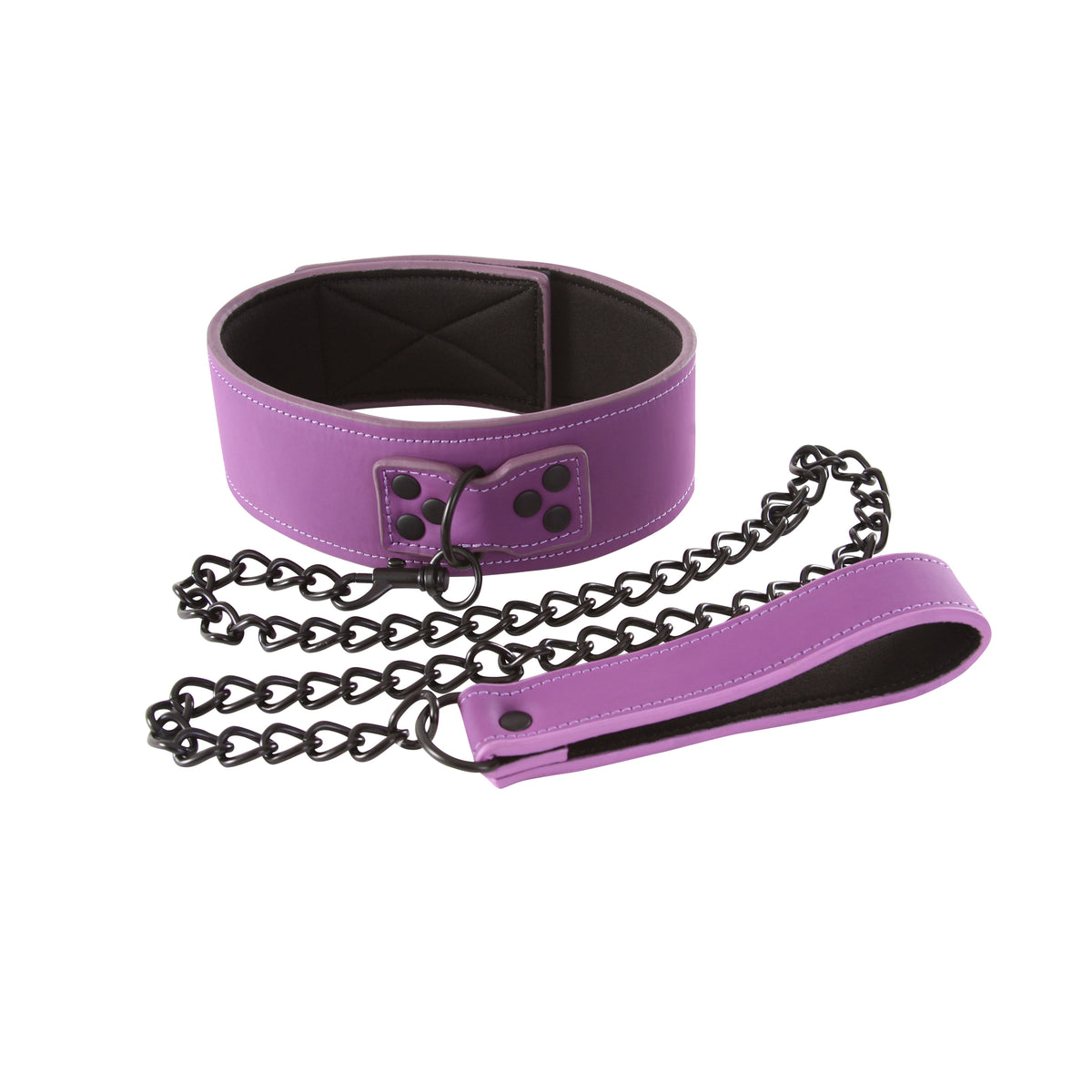 "Lust Bondage Collar - Purple NSN1252-15"