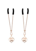 "Brat Pearl Nipple Clips - Rose Gold SS09845"